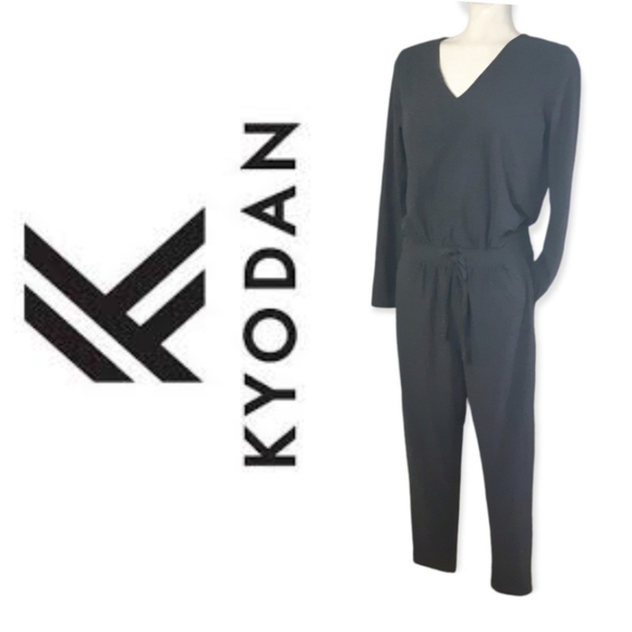 Freedom trail by kyodan super soft quality grey jumpsuit drawstring romper med - Picture 1 of 16